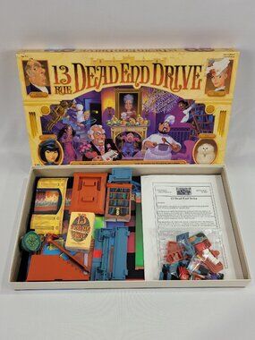 13 Dead End Drive Vintage 1993 Board Game Milton Bradley